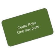 Cedar Point - One day pass